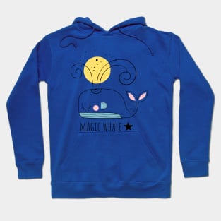 Whale Scandinavian Magic Hoodie